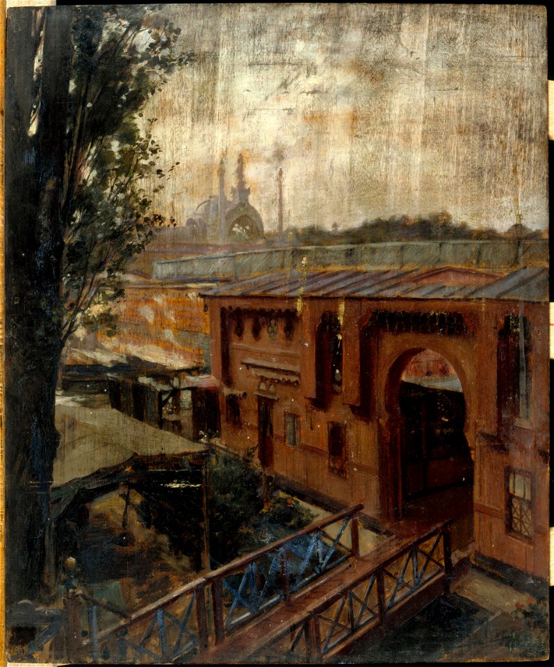 Victor Marec - Les bains Deligny, au quai d'Orsay - P471 - Musée Carnavalet