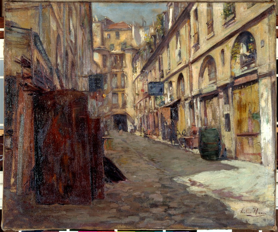 Victor Marec - La cour du Dragon - P225 - Musée Carnavalet