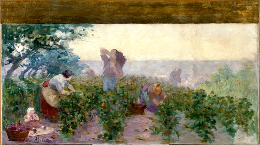 Victor Marec - Esquisse pour la mairie de Bagnolet , Les vendanges - PPP4101 - Musée des Beaux-Arts de la ville de Paris