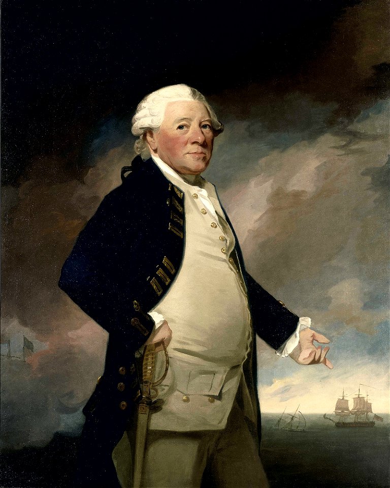 Vice-Admiral Sir Hyde Parker, 1714-82 RMG BHC2931