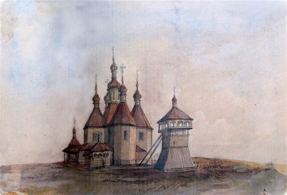 Viciebsk, Zadźvińnie, Illinskaja. Віцебск, Задзьвіньне, Ільлінская (D. Strukov, 1864-67)