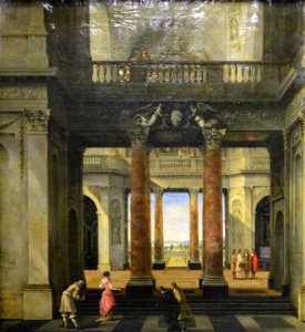Vestibule d'un palais - Isaak van Nickelen - Musée du Louvre