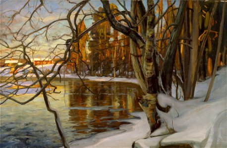 Victor Westerholm - Winter Sun - A II 885 - Finnish National Gallery
