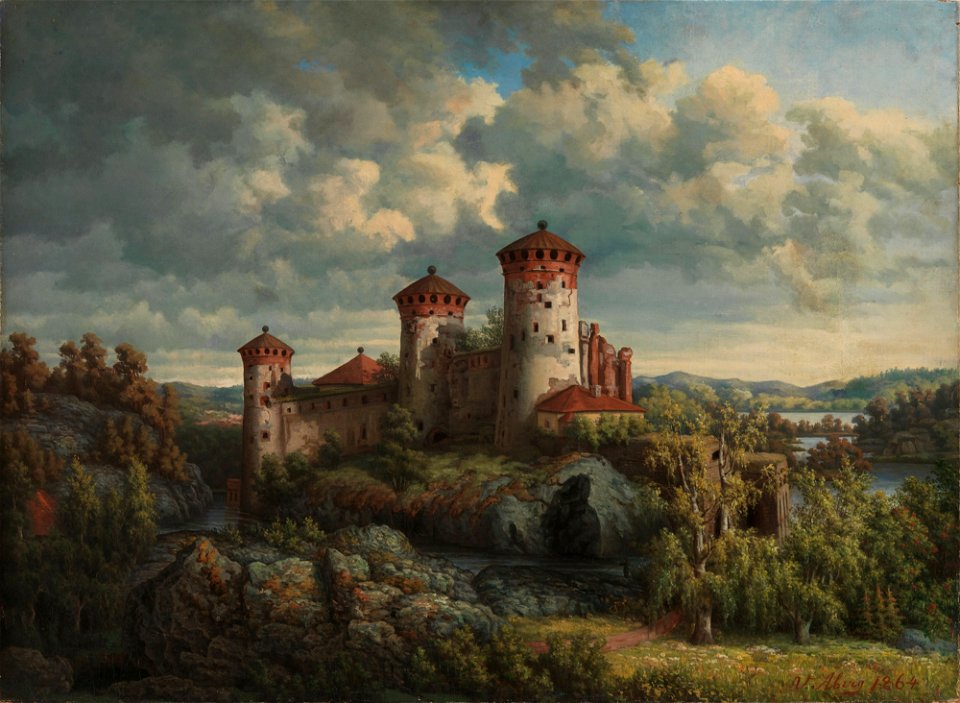 Victoria Åberg - A View over the Castle Olavinlinna