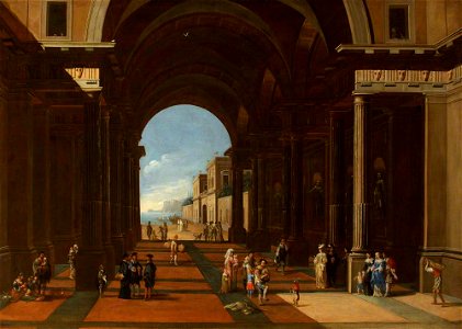 Vicente Giner (c.1640-c.1680) - An Architectural Capriccio - 1439033 - National Trust