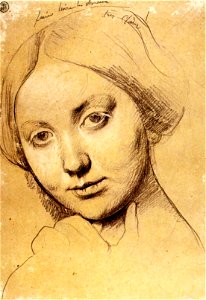 Vicomtess Othenin d'Haussonville, nee Louise Albertine de Broglie, study
