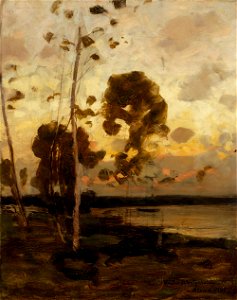 Victor Westerholm - After the Sunset, Landscape from Åland - A II 1149 - Finnish National Gallery
