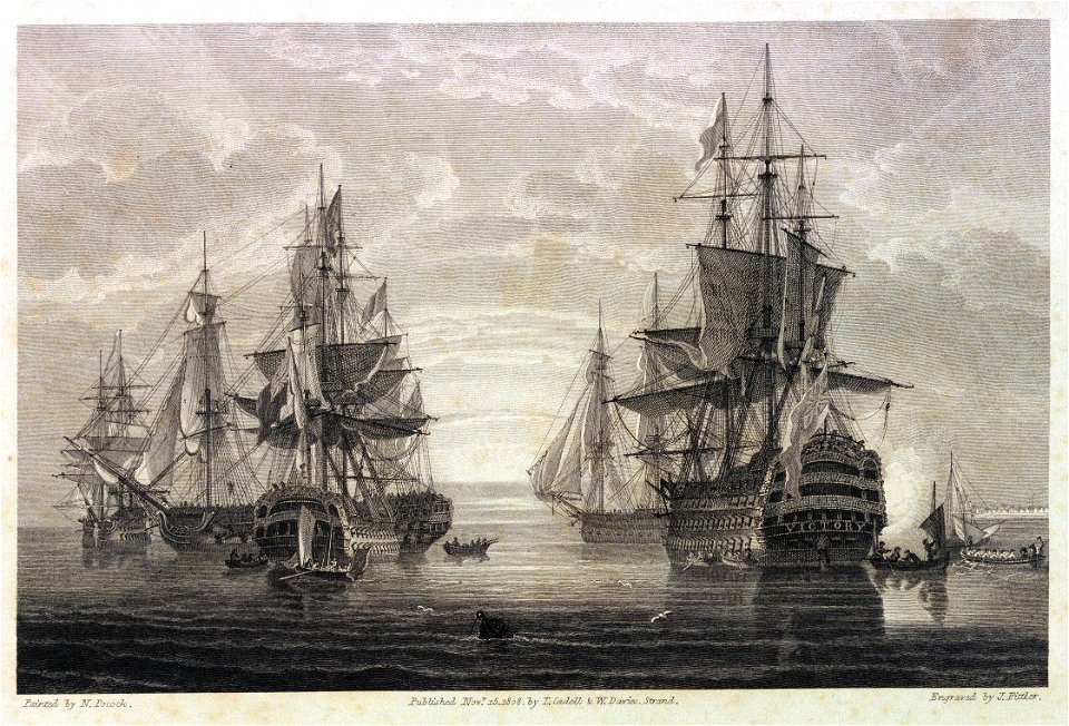 Victory, Captain, Agamemnon, Vanguard and Elephant RMG PU5986