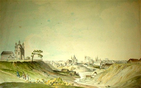 Viciebsk, Dunaj. Віцебск, Дунай (J. Pieška, 1800)
