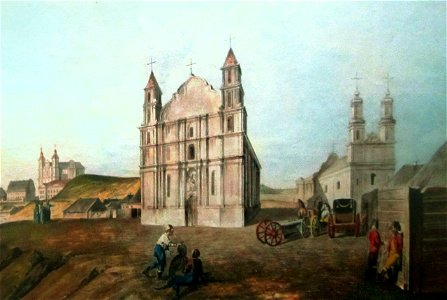 Viciebsk, Nižni Zamak, Fara-Źviestavańnia. Віцебск, Ніжні Замак, Фара-Зьвеставаньня (J. Pieška, 1800)