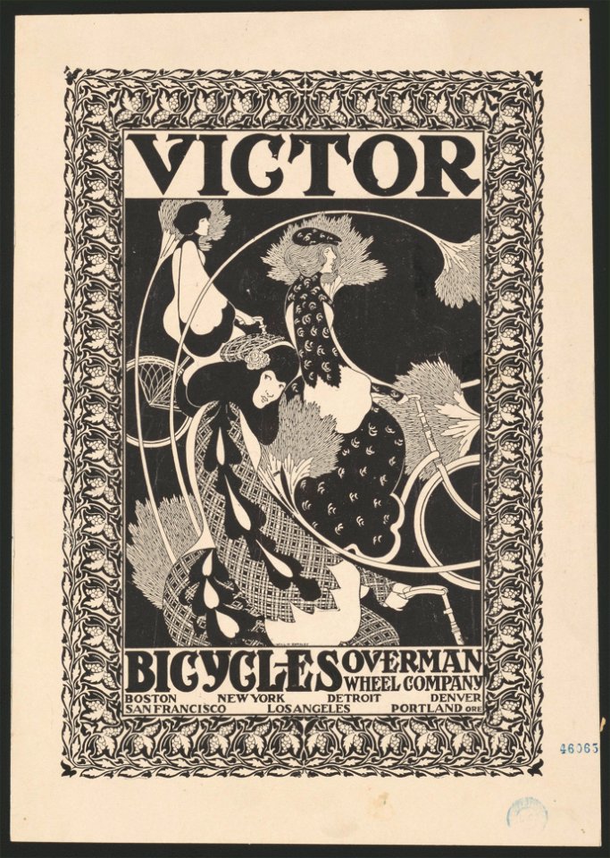 Victor bicycles, 'Overman Wheel Company, Boston, New York,... LCCN2014649138