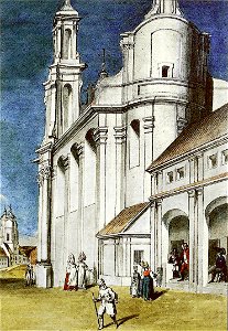Viciebsk, Rynkavaja. Віцебск, Рынкавая (J. Pieška, 1800)
