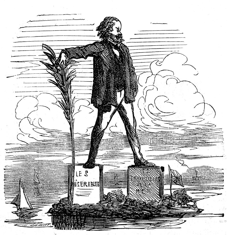 Victor Hugo colosse de l’île de Guernesey - Cham