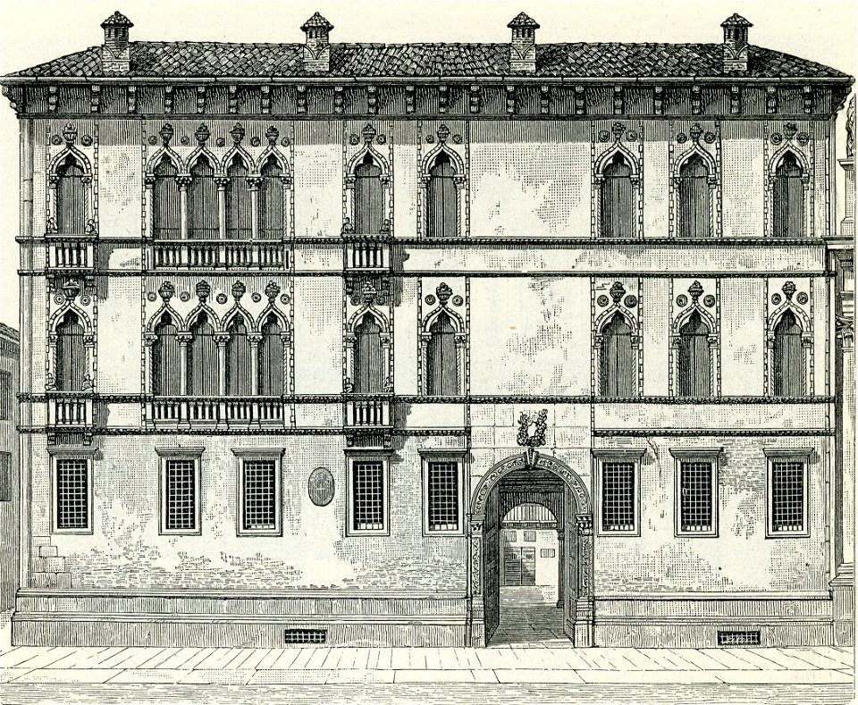 Vicenza La Cà d’Oro, ora palazzo Da Schio