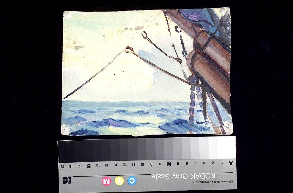 View from a ship at sea RMG BHC3928