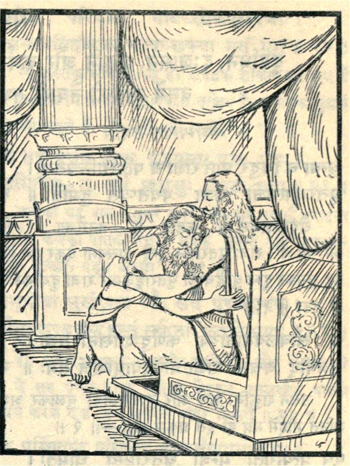 Vidura meets Dritarastra