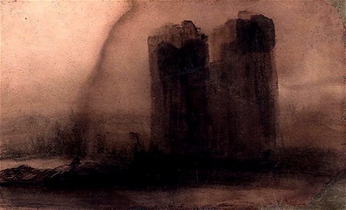 Victor Hugo, Vision of Notre Dame (1832-85), ink wash and mix media on paper, dimensions and collection unknown