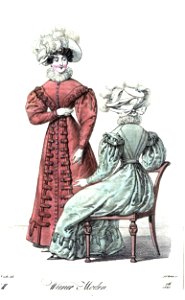 Viennese fashion, 1825 (46). Free illustration for personal and commercial use.