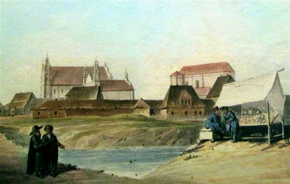 Viciebsk, Ručaj-Nižni Zamak. Віцебск, Ручай-Ніжні Замак (J. Pieška, 1800)