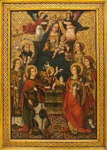 Vicent Macip - Virgin and Child, Saints and Angels - Google Art Project
