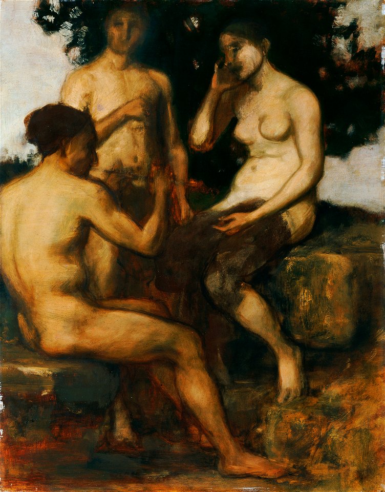 Victor zur Helle - Figurale Komposition (Drei Akte) - 4396 - Österreichische Galerie Belvedere
