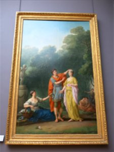 Amant couronnant sa maîtresse (Louvre, INV 8433)