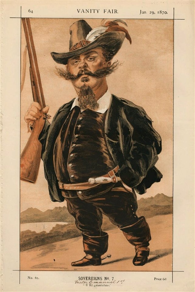 Victor Emmanuel II of Italy, Vanity Fair, 1870-01-29