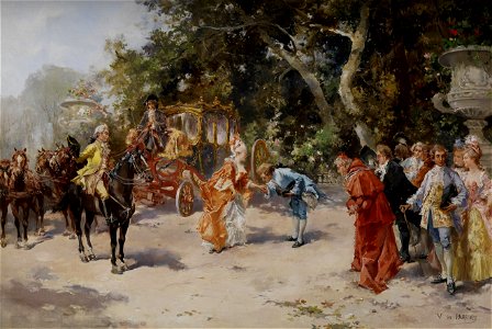 Vicente García de Paredes Die Ankunft