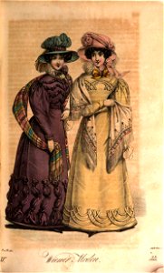 Viennese fashion, 1825 (23)
