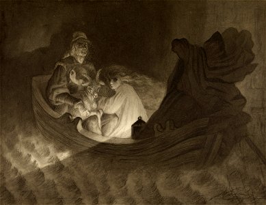 Victor Masson - Gringoire, la Esmeralda et Frollo