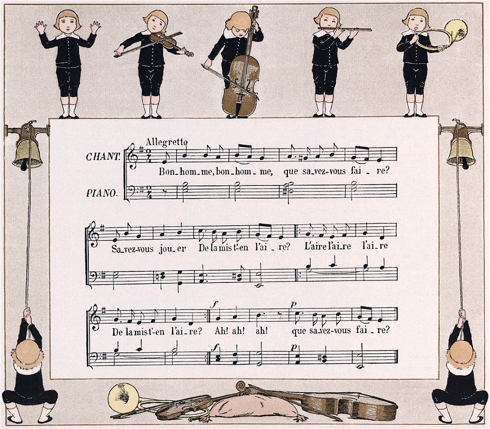 Vielles Chansons et Rondes pour les Petits Enfants 14b