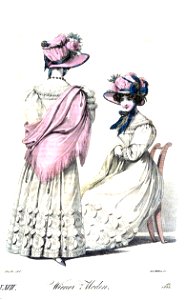 Viennese fashion, 1825 (8). Free illustration for personal and commercial use.