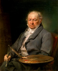 Vicente López Portaña - el pintor Francisco de Goya. Free illustration for personal and commercial use.