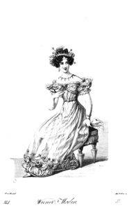 Viennese fashion, 1825 (35)
