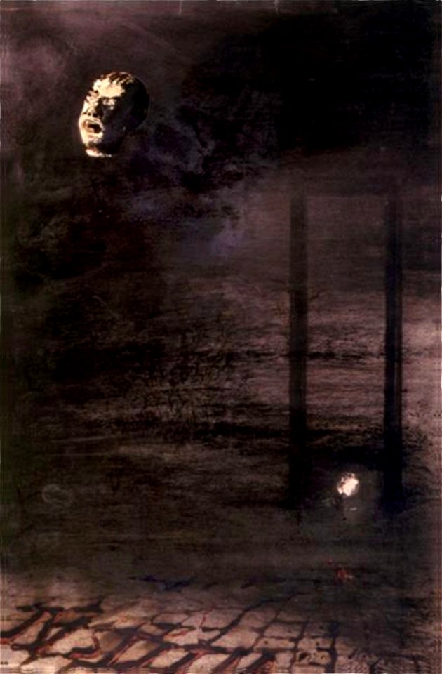 Victor Hugo, Justicia (1858), ink wash and mix media on paper, dimensions and collection unknown