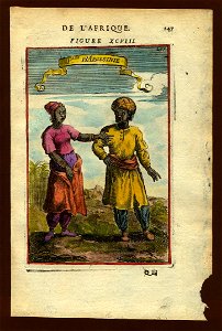 View of Abyssinians, 1683. Free illustration for personal and commercial use.