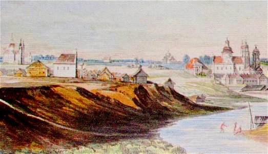 Viciebsk, Vićba, Mikolskaja. Віцебск, Віцьба, Мікольская (J. Pieška, 1800)