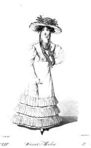 Viennese fashion, 1825 (30). Free illustration for personal and commercial use.