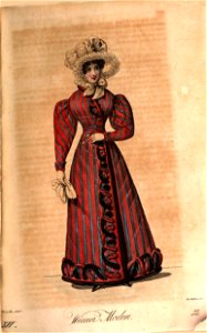 Viennese fashion, 1825 (24). Free illustration for personal and commercial use.