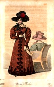 Viennese fashion, 1825 (42). Free illustration for personal and commercial use.