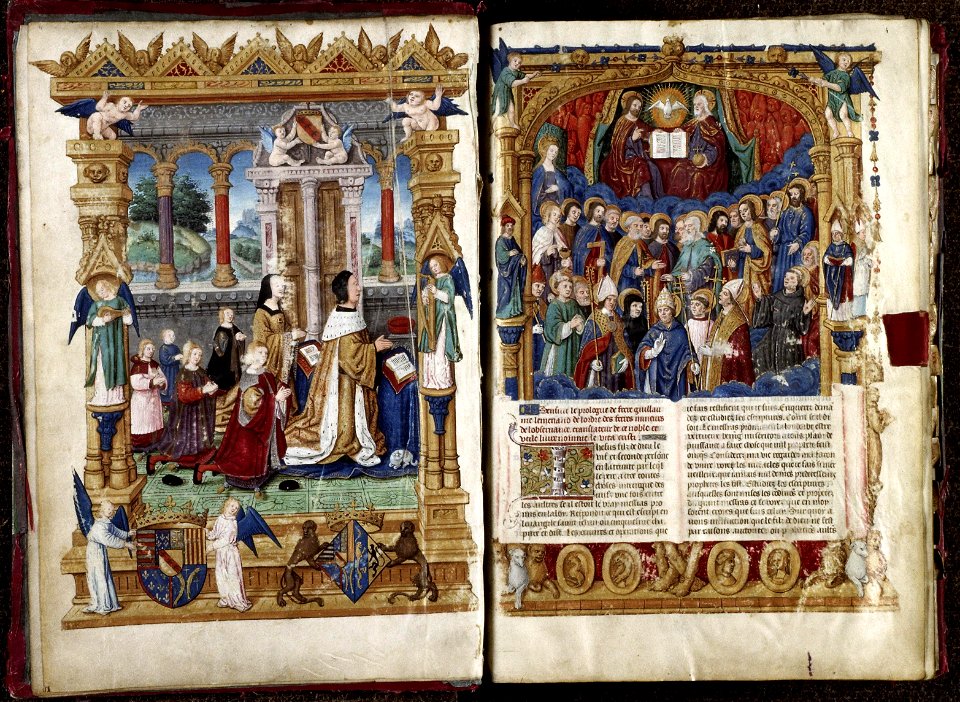 Vie de Ludolphe de Saxe - BM Lyon Ms5125 f3v-4r