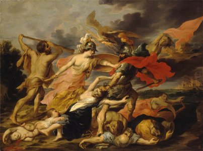 Victor Wolfvoet II - Hercules and Minerva Expelling Mars
