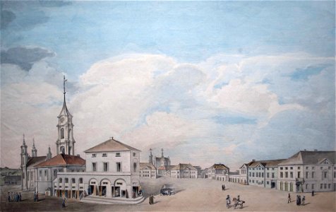 Viciebsk, Vialikaja-Biržavy. Віцебск, Вялікая-Біржавы (J. Pieška, 1800)