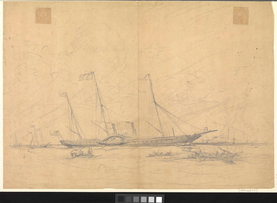 Victoria and Albert Yacht built 1855 RMG PU6572