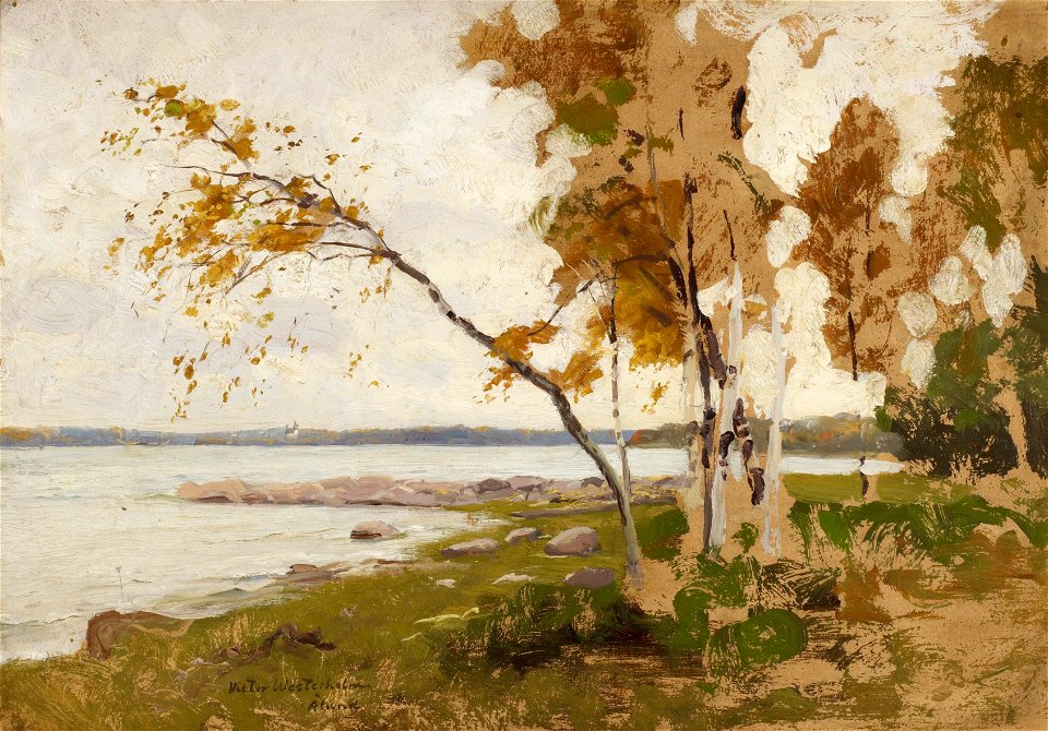 Victor Westerholm - Landscape Study - A II 1124 - Finnish National Gallery