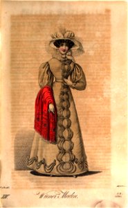 Viennese fashion, 1825 (22). Free illustration for personal and commercial use.