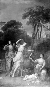 Musée du Louvre - Jeunes Grecques parant de fleurs l'Amour endormi (cicv204)