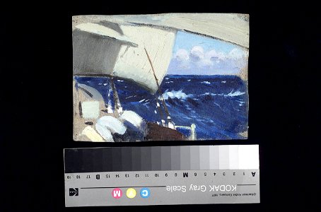 View from a ship at sea RMG BHC3924
