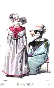 Viennese fashion, 1825 (38). Free illustration for personal and commercial use.