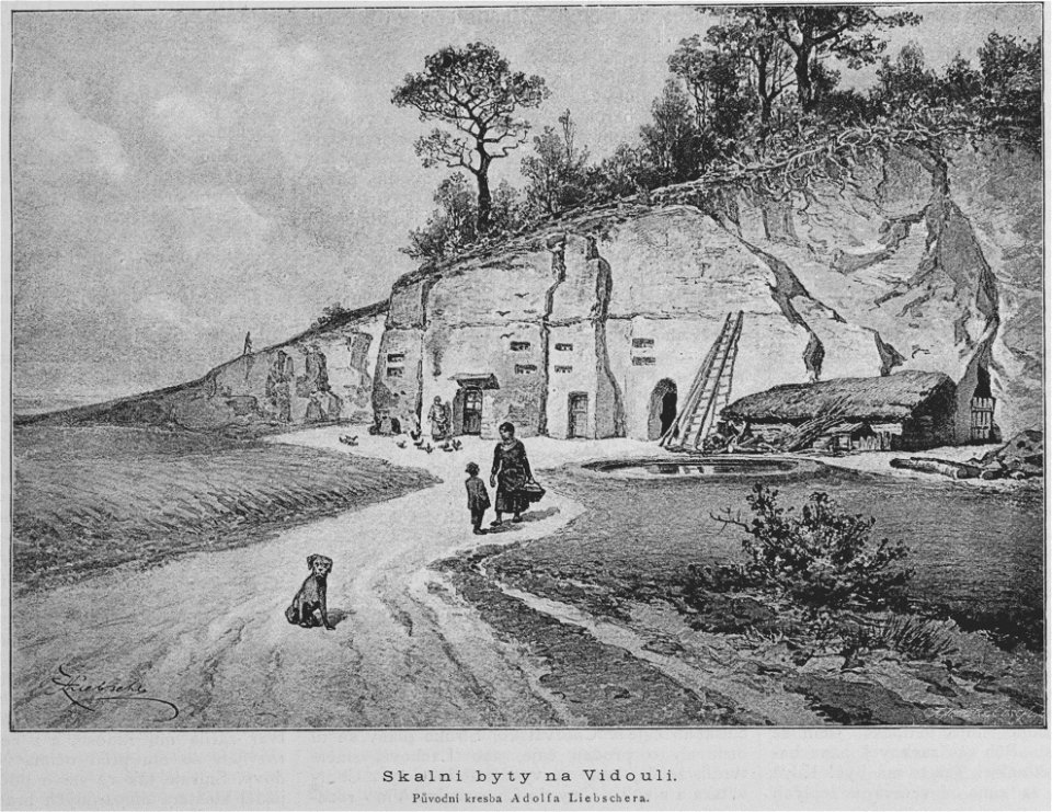 Vidoule Inhabited Caves 1887